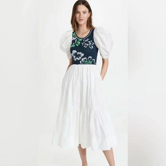 Tanya Taylor | Dresses | Tanya Taylor Naomi Embroidered Floral Dress |  Poshmark